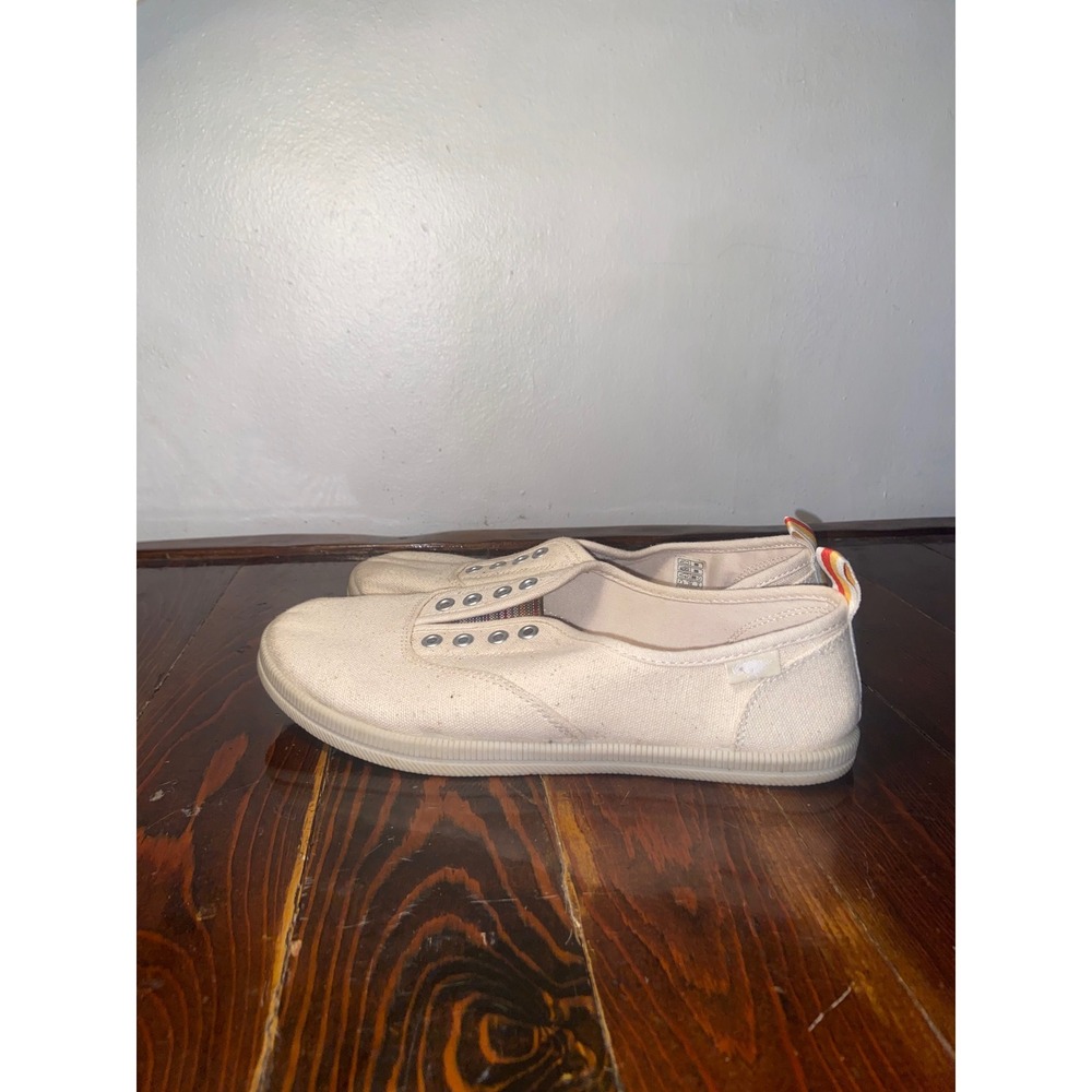 Rocket Dog Minimalist Canvas Laceless Slip On Sneakers Plush Zone Foam Size 8